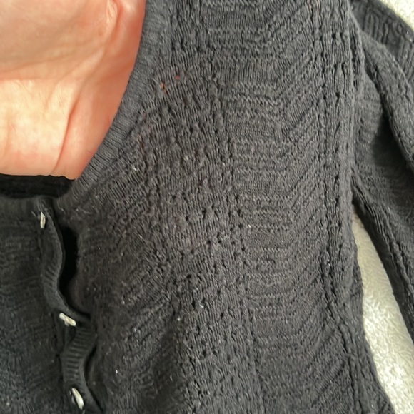 Guess button down crochet sweater - Picture 2 of 7